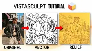 VistaSculpt Edit Image To Vector & Relief Tutorial