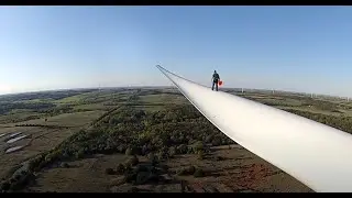 Jump from wind power turbine | jump from height | raza tech master