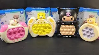 2 Minutes Satisfying ASMR with Playing Push Game Pop It Eletr&ocirc;nico Fidget Toy No Talking