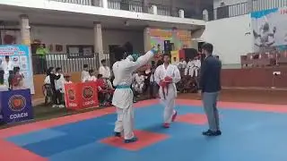 Srijan Srivastava 🔴 vs Aryan Patel 🔵 Hantei Decision #karate #waitforend #video 