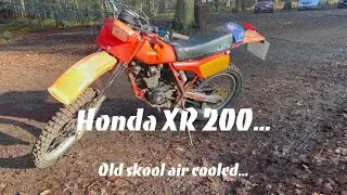 Old skool air cooled return of the Honda XR 200..4K