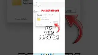 How to Close & Delete &ldquo;Folder in Use&rdquo; Error Fast #error #folder #use #psd