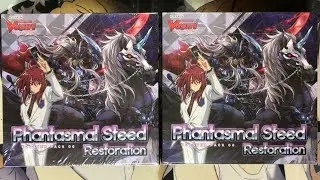 Opening Two Cardfight Vanguard Phantasmal Steed Restoration Booster Boxes English