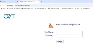 Ovt Router Username And Password | Ovt Username And Password