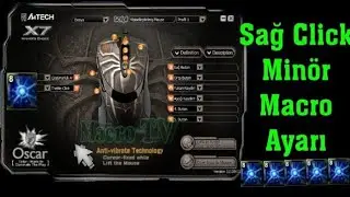 Asas Sağ Click Minör Macro Ayarı A4tech x7 