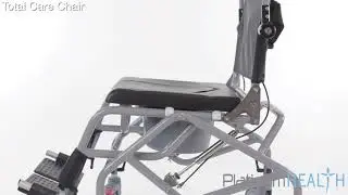Tilt-in-Space Padded Reclining Shower/Commode Chair