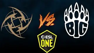 Casting a CS:GO Match (NiP vs. BIG on Mirage) [ESL One Cologne 2020]