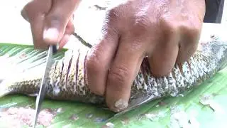 ASADO DE PESCADO EN HOJA