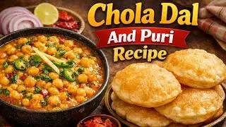 Chola Dal Puri Recipe | Authentic Indian Dish | Mukta's Kitchen 
