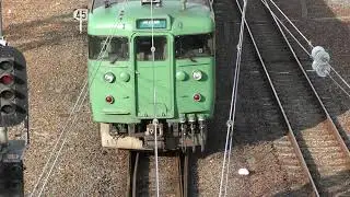 113系5700・7700番台　L17+？編成　下り側トップビュー