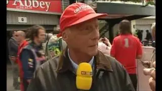 Lauda proud of Red Bull and Austria (Silverstone 2009, RTL)