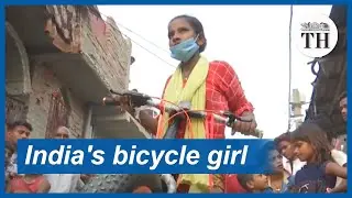 The girl who cycled 1200 kms with injured father