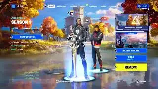 Playing Fortnite Battle Before Project: Ice Breaker !