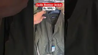 Zudio Bomber Jacket for Men&rsquo;s under Rs 999/- #zudio #bomber #jacket #mens #999 #trending #shorts