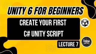 Unity 6 Beginner Tutorial: Your First C# Script | Start & Update Function Explained in Hindi/Urdu