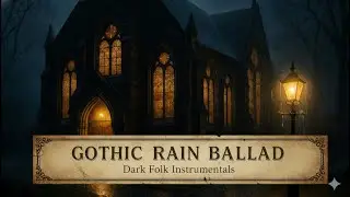 Dark Rainy Soothing Ballad, Instrumental, Victorian Church at Night, Soundtrack