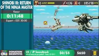 SpeedrunCTW#3 - Shinobi III: Return of the Ninja Master (Expert) by Keaur