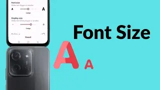 how to change font text size in Poco c85 || Poco c85 me text size ko change kaise kare