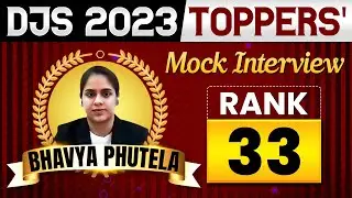 DJS Result | DJS Toppers BHAVYA PHUTELA, Rank–33 | Delhi Judiciary Mock Interview @Judiciary By PW