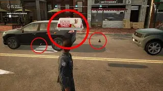 Taxi advertising sign on the roof is temporarily floating