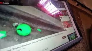 singing Christmas ornaments,  measure with me froggy and theo Klein  Iron  by jaxen ross is b-a-c-k