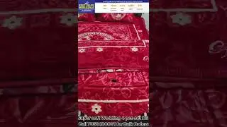 Soft And Silky Wedding Bedding Set From Panipat