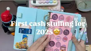 ✨Jan - first Cash stuffing for 2025✨🦋 Indian cash budgeting.