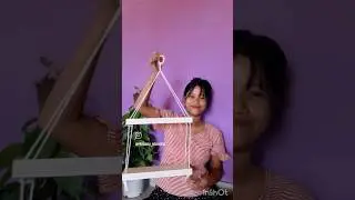 DIY Hanging Wall Shelf 🤍