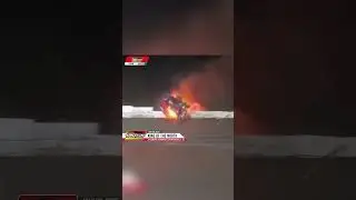 Stewart Friesen's Wreck at Autodrome Drummond