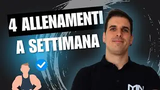 Le MIGLIORI routine per costruire MUSCOLI su 4 giorni a settimana.