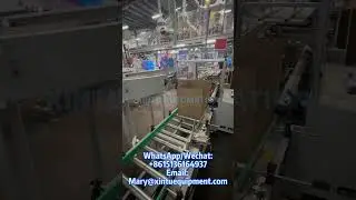 #cartonerector   Hot melt glue case forming machine for food industry #automation #packagingmachine