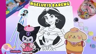 Kuromi dan Pompompurin Melukis Bareng Pakai #funwithcolor Emco - Goduplo TV