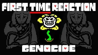 My Blind Reaction to Undertale Genocide!