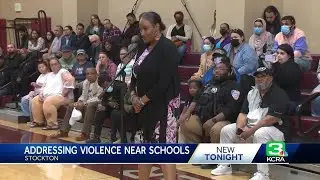 Stockton residents meet with city leaders, police to discuss safety concerns near schools