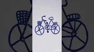 New Drawing Video#Easy Art#Virl Video#You Tube Shorts#Trending#Nura art#How To Draw Bicycle 👍👌💕