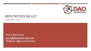 Reputation Vault with Sacred Capital