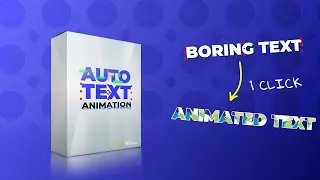 Animating Text Promo Using AEJuice Text Animation