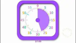 27-minute visual timer