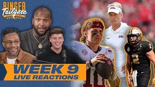 CFB Week 9 LIVE Reactions: Ole Miss-Oklahoma, Missouri-Vandy, Texas and More! | Ringer Tailgate