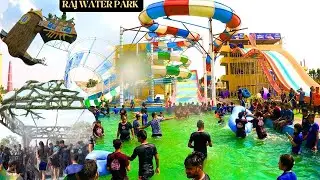 Raj Water Park Teghra (Begusarai) 😎| बिहार का सबसे बड़ा Water Park | इतना सस्ता ,Discount Offer🫢