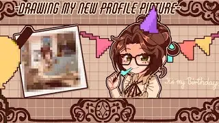 Speedpaint of my new profile picture!🎂(⁠◍⁠•⁠ᴗ⁠•⁠◍⁠)⁠✧ (Links are in the video description)