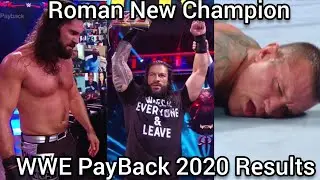 WWE PayBack 2020 Complete Results | Roman Reigns Becomes New Universal Champion | PayBack Results