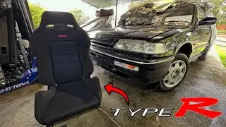 DREAM CAR BUILD PT4: JDM ITR Recaro Seats (Budget How To for EFs)