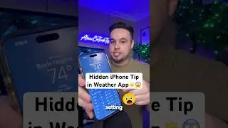 ⚡️WEATHER TIP for iPhone Users 🫣 #iphonetips #iphonetricks #iphone #shorts