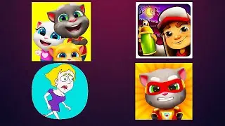 Говорящий Том Друзья АПК версия, Subway Surfers, Save The Girl, Tom Hero Dash │ Real Life Gameplay