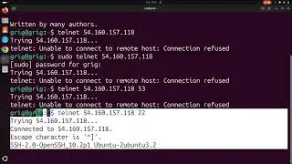 23. TELNET command in Linux Armenian
