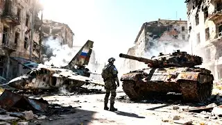 13 minutes ago! Ukrainian Leopard 2 and M1 Abrams tanks destroyed a Russian weapons depot.