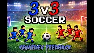 3v3 Soccer GDF Chaotic 6-Player Online Multiplayer Soccer Gameplay