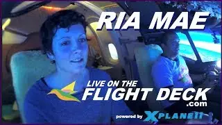 RIA MAE On The Flight Deck! - FULL LENGTH - LHR to DUB Flight AJ02