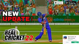 Real Cricket 22 New Update | RC22 New Update #cricket #realcricket22 #crickethighlights #indvswi